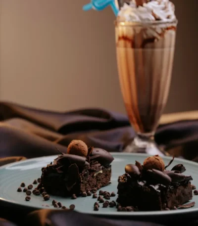 Premium Chocolate Brownie in Pokhara - A fudgy chocolate dessert from Kathmandu Fresh Bakery