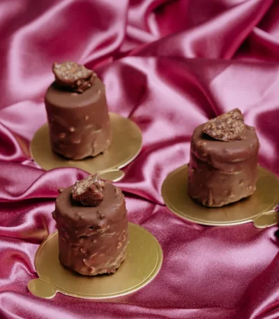 Ferrero Rocher Pastry - A luxurious chocolate and hazelnut dessert from Kathmandu Fresh Bakery